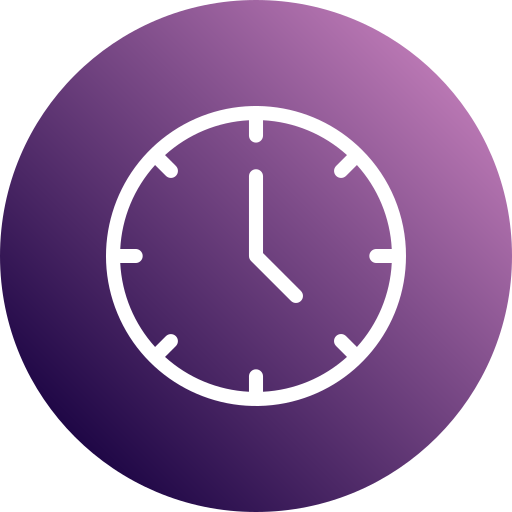 reloj Generic Flat Gradient icono