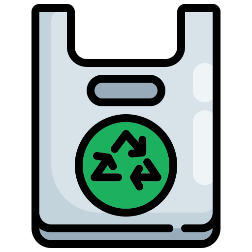 borsa per il riciclaggio Generic Outline Color icona