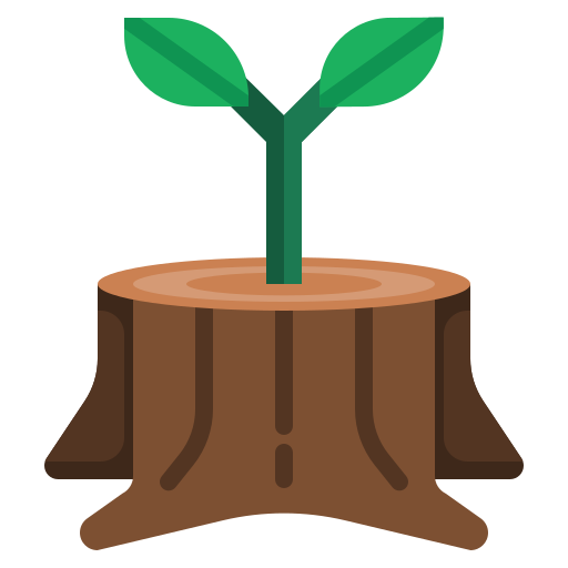 Tree stump Generic Flat icon