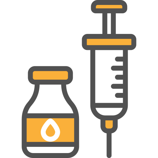 Syringe Generic Fill & Lineal icon