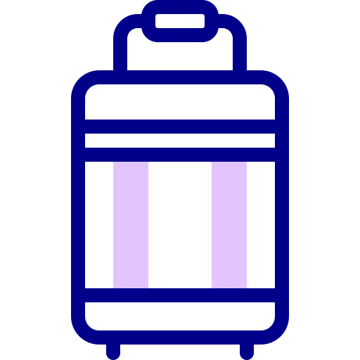 荷物 Detailed Mixed Lineal color icon