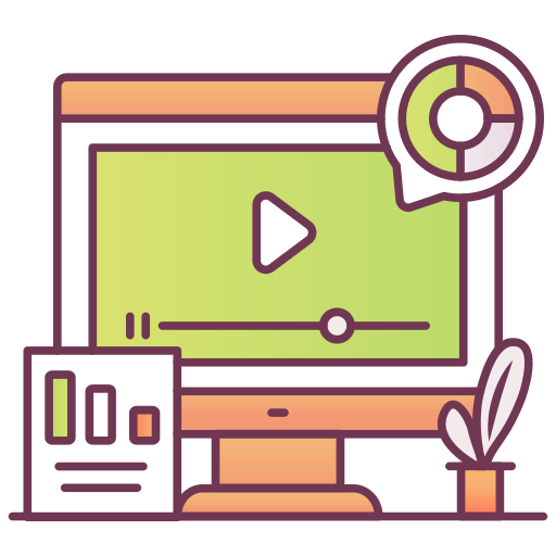 Video tutorial Generic Outline Color icon