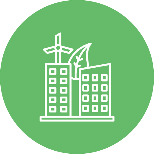Green city Generic Flat icon