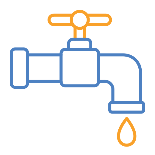 수도꼭지 Generic Outline Color icon