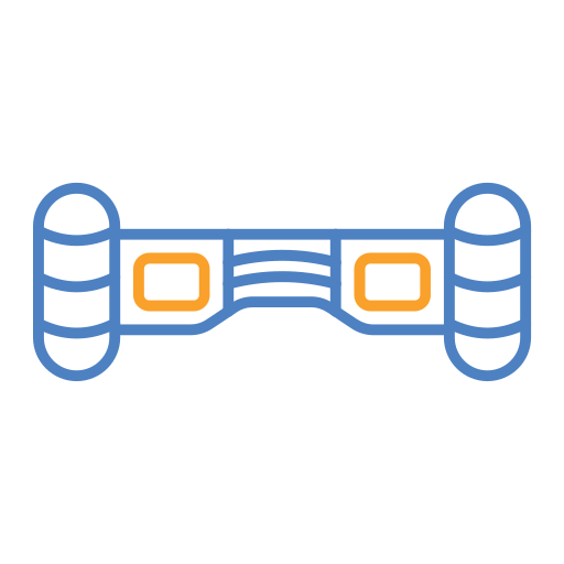 hoverboard Generic Outline Color icona