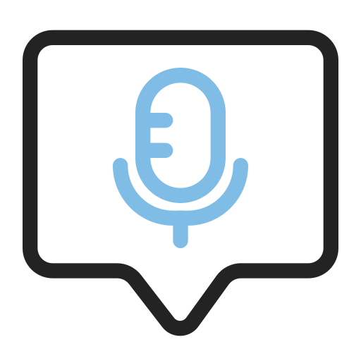 Audio message Generic Outline Color icon
