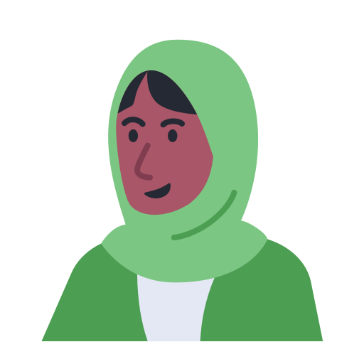 mujer musulmana Generic Flat icono