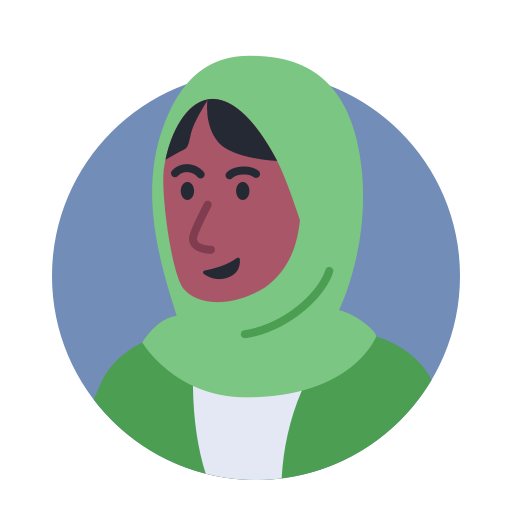 mujer musulmana Generic Flat icono