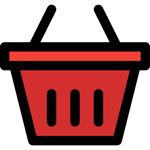 Shopping basket Pixel Perfect Lineal Color icon