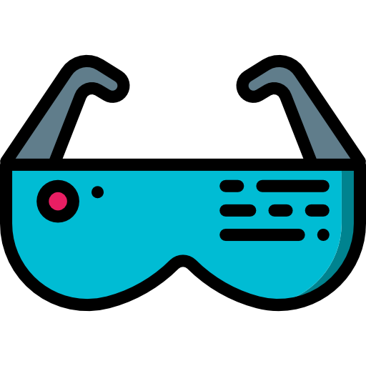 Ar glasses Basic Miscellany Lineal Color icon
