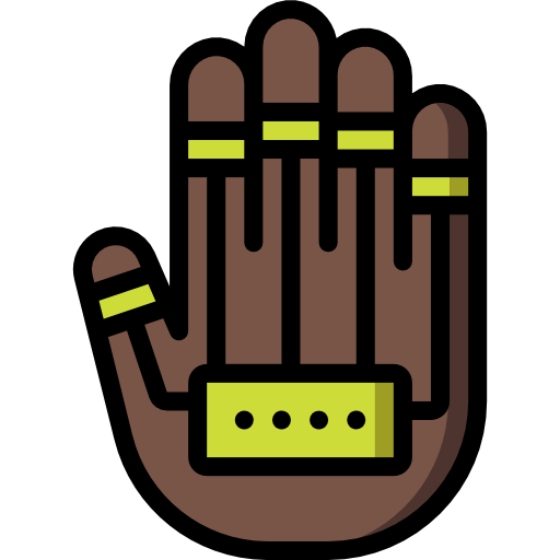 kabelgebundene handschuhe Basic Miscellany Lineal Color icon