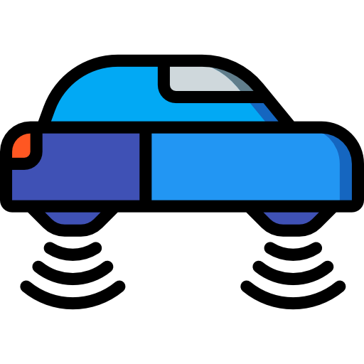 Flying car Basic Miscellany Lineal Color icon