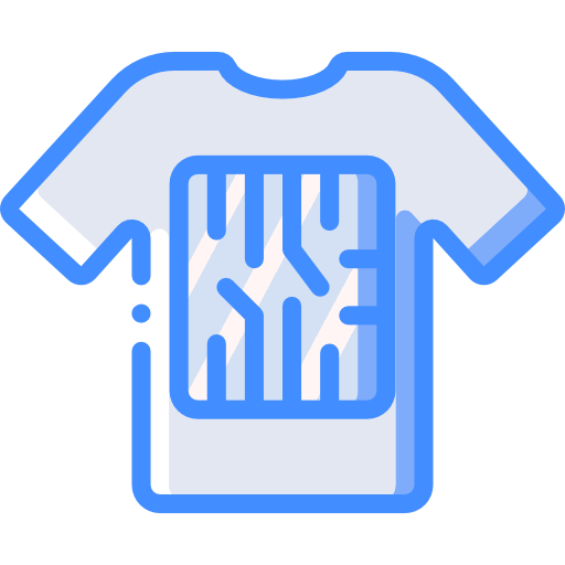 Smart clothing Basic Miscellany Blue icon
