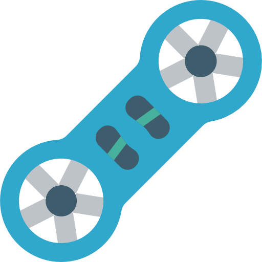 Hoverboard Basic Miscellany Flat icon
