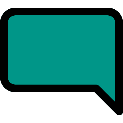 Speech bubble Pixel Perfect Lineal Color icon