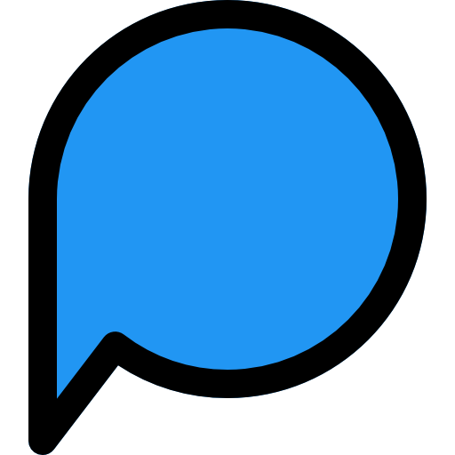burbuja de diálogo Pixel Perfect Lineal Color icono