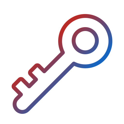 Key Generic Gradient icon