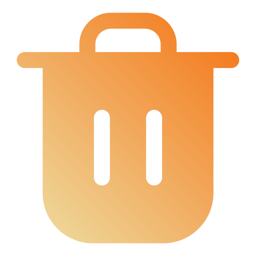 Trash can Generic Flat Gradient icon