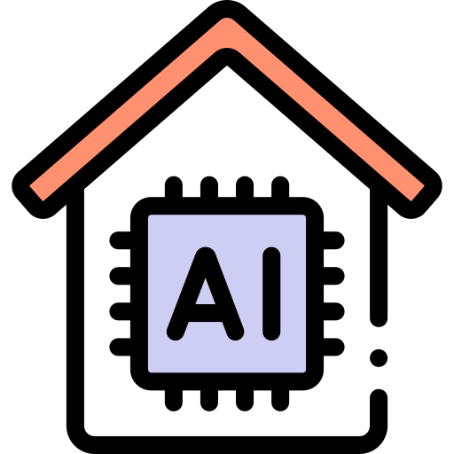 Smarthome Detailed Rounded Lineal color icon