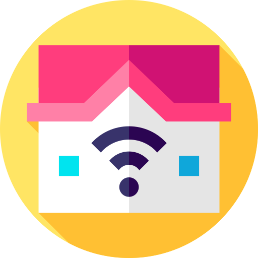 Smarthome Flat Circular Flat icon