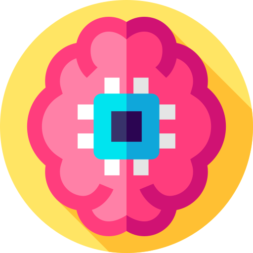 뇌 Flat Circular Flat icon