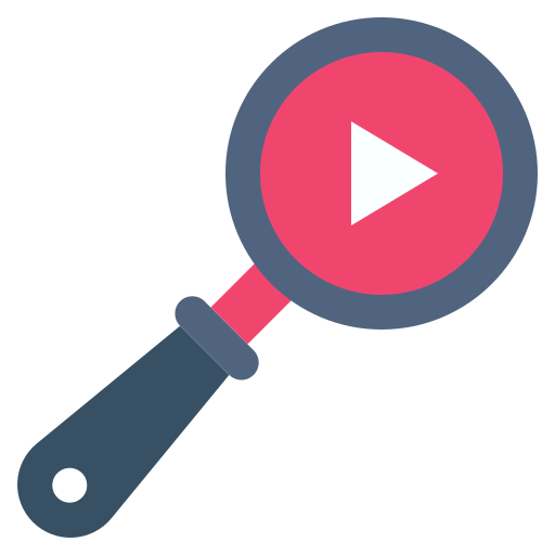 Video search Generic Flat icon