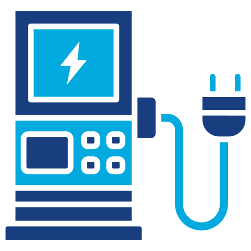 Charging station Generic Blue icon