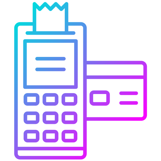 Машина кредитной карты Generic Gradient иконка