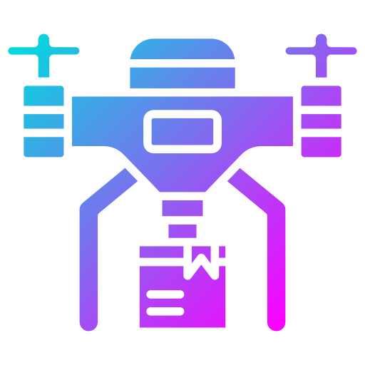 Drone delivery Generic Flat Gradient icon