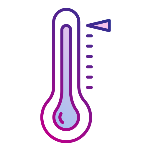 termometr Generic Lineal Color Gradient ikona