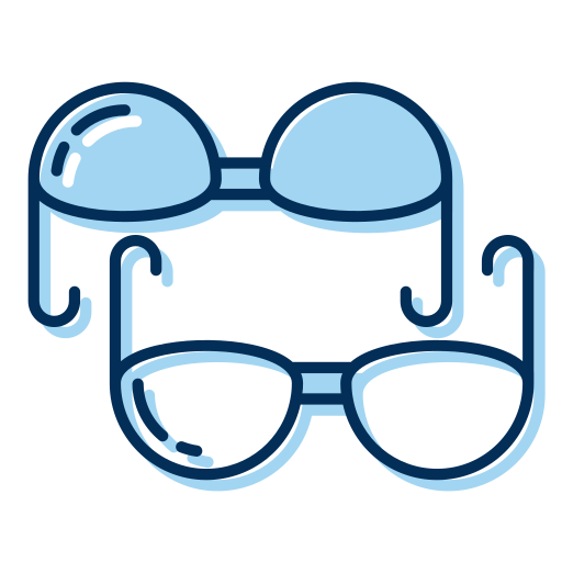 los anteojos Generic Blue icono