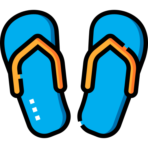 Slippers Detailed Straight Lineal color icon