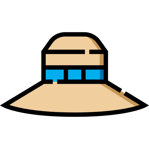 kapelusz pameli Detailed Straight Lineal color ikona