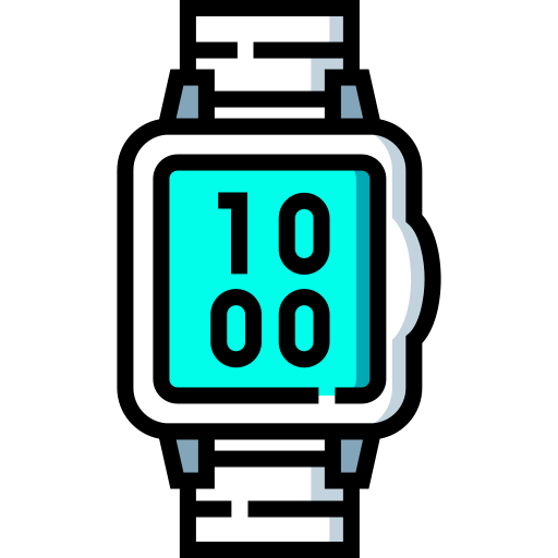 inteligentny zegarek Detailed Straight Lineal color ikona