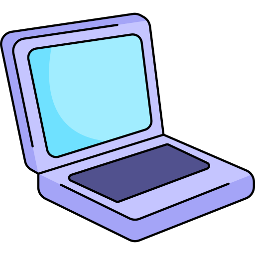 laptop Generic Thin Outline Color icon