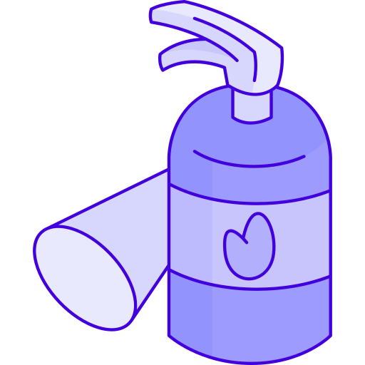brandblusser Generic Blue icoon
