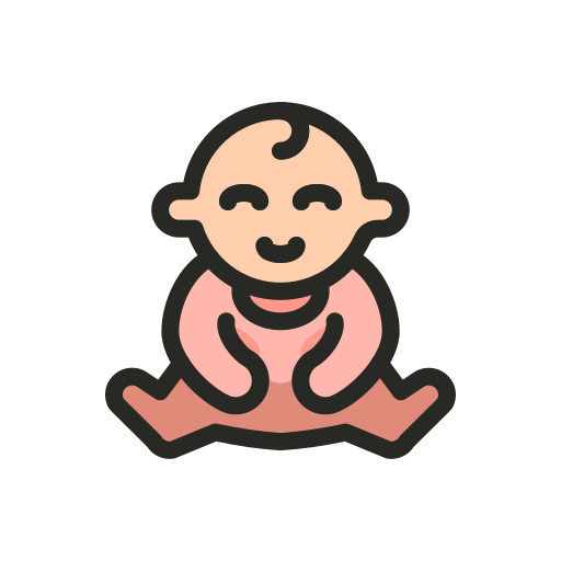 Newborn Generic Outline Color icon