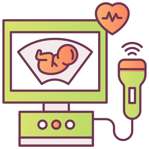 Ultrasound machine Generic Outline Color icon