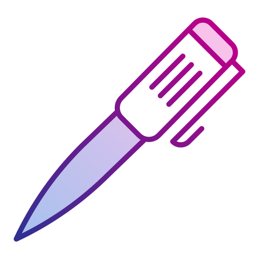 długopis Generic Lineal Color Gradient ikona