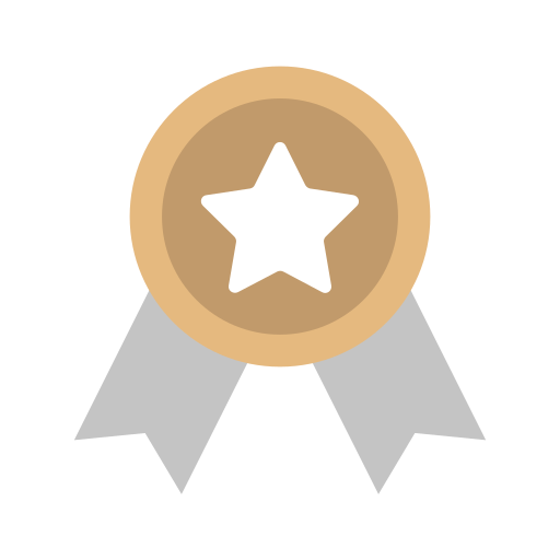 Bronze medal Generic Flat icon