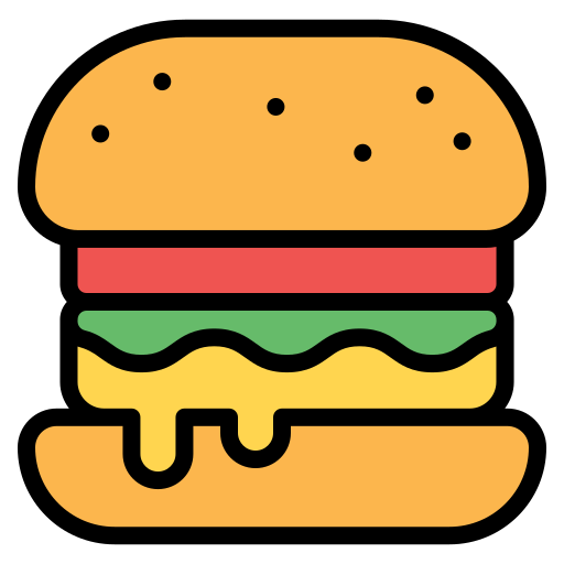 cheeseburger Generic Outline Color icon
