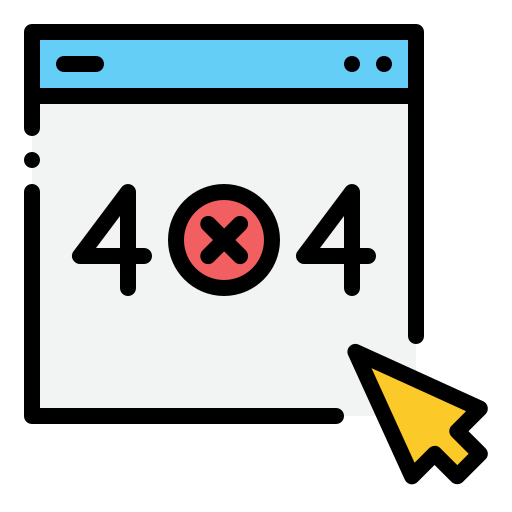 404エラー Generic Outline Color icon