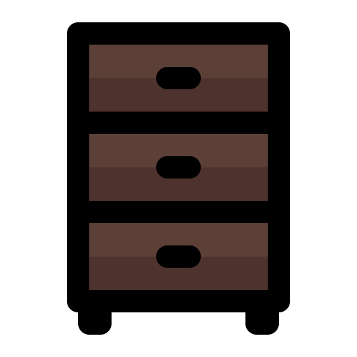 Drawer Generic Outline Color icon