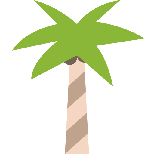 drzewo kokosowe Generic Flat ikona