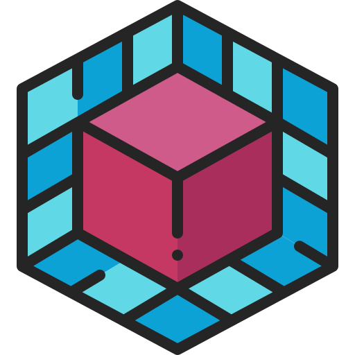 metaverse Generic Outline Color icon