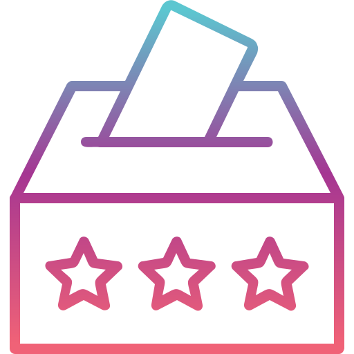 cabina de votación Generic Gradient icono