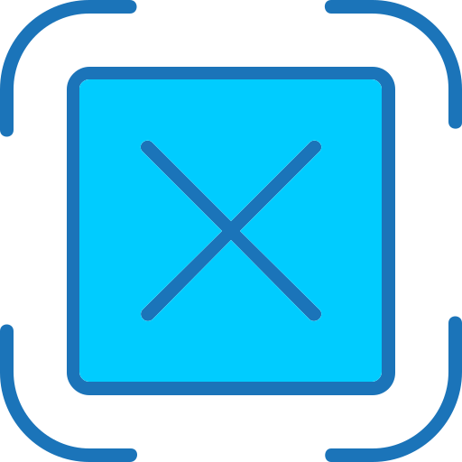 gekreuzt Generic Blue icon