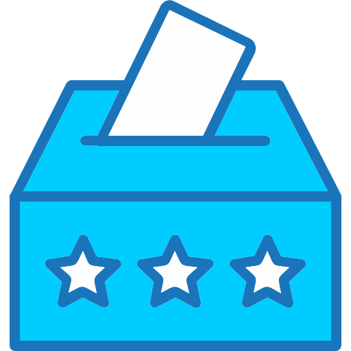 cabine de votação Generic Blue Ícone