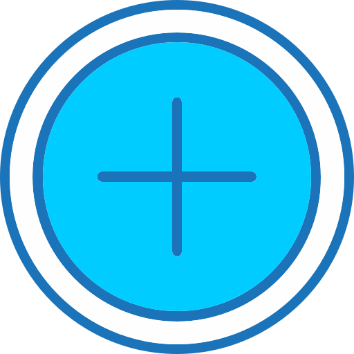 pluszeichen Generic Blue icon