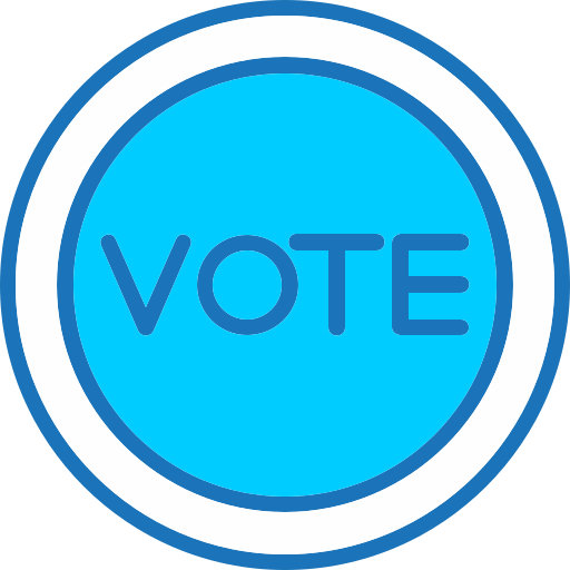 Vote Generic Blue icon